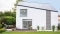 Varmepumpe Aquasnap 30AHW-P foran et hus